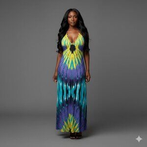 Tie Dye Maxi Dress
